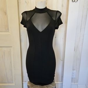 Black bodycon BeBe dress